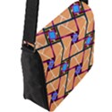 Overlaid Patterns Flap Messenger Bag (L)  View2