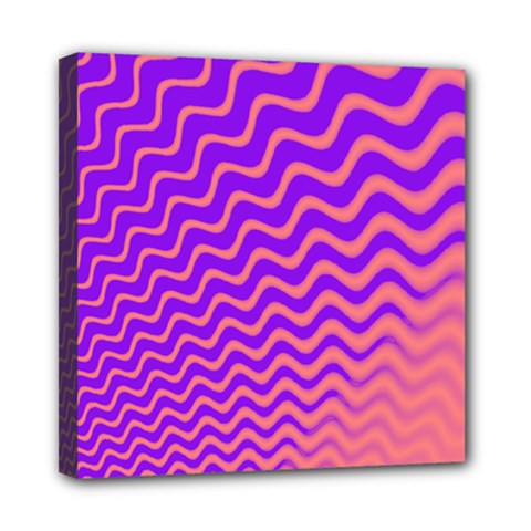 Pink And Purple Mini Canvas 8  X 8  by Simbadda