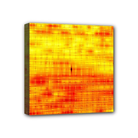 Bright Background Orange Yellow Mini Canvas 4  X 4  by Simbadda