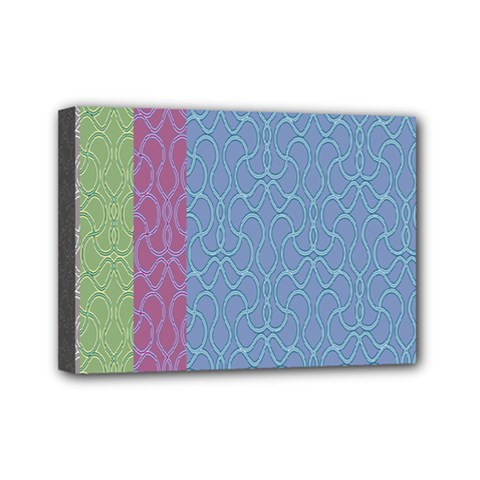 Fine Line Pattern Background Vector Mini Canvas 7  X 5  by Simbadda