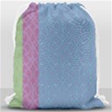 Fine Line Pattern Background Vector Drawstring Bag (Large) View2