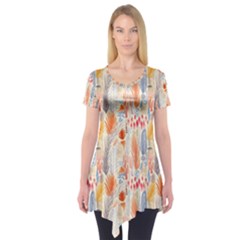 Repeating Pattern How To Short Sleeve Tunic  by Simbadda