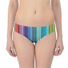 Color Stripes Hipster Bikini Bottoms by Simbadda