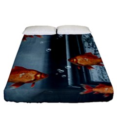 Natural Habitat Fitted Sheet (queen Size) by Valentinaart