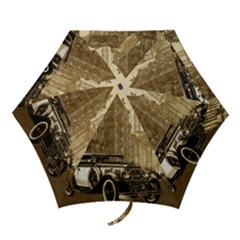 Vintage Old Car Mini Folding Umbrellas by Valentinaart