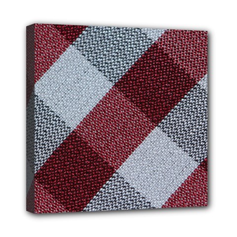Textile Geometric Retro Pattern Mini Canvas 8  X 8  by Simbadda