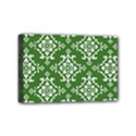 St Patrick S Day Damask Vintage Green Background Pattern Mini Canvas 6  x 4  View1