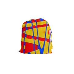 Graphic Design Graphic Design Drawstring Pouches (small)  by Simbadda