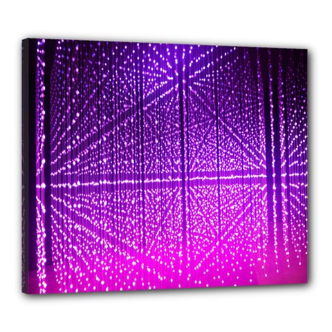 Pattern Light Color Structure Canvas 24  X 20  by Simbadda