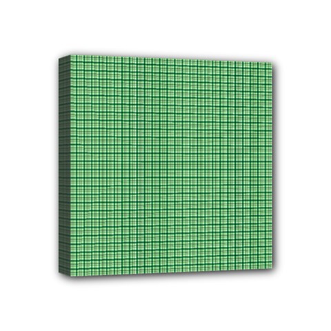 Green1 Mini Canvas 4  X 4  by PhotoNOLA