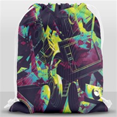 Items Headphones Camcorders Cameras Tablet Drawstring Bag (large) by Simbadda