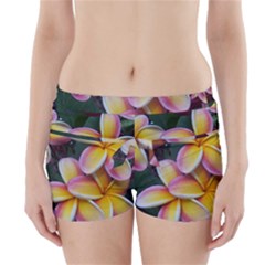 Premier Mix Flower Boyleg Bikini Wrap Bottoms by alohaA