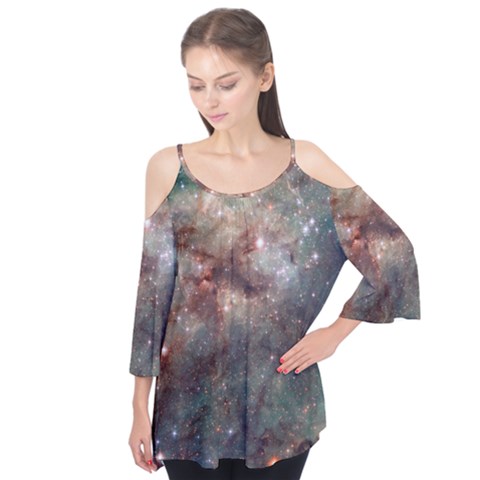 Tarantula Nebula Flutter Tees by SpaceShop