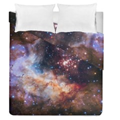 Celestial Fireworks Duvet Cover Double Side (queen Size) by SpaceShop