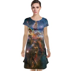 Pillar And Jets Cap Sleeve Nightdress by SpaceShop