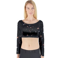 Extreme Deep Field Long Sleeve Crop Top by SpaceShop