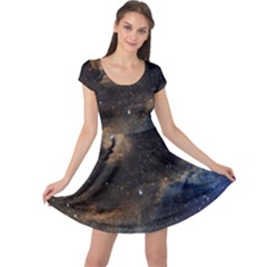 Seagull Nebula Cap Sleeve Dresses by SpaceShop