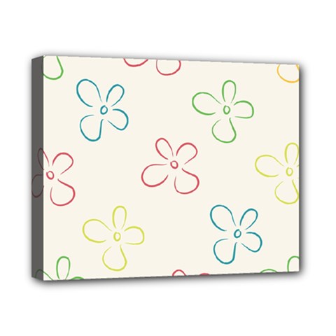 Flower Background Nature Floral Canvas 10  X 8  by Simbadda