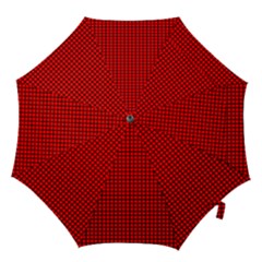 Red And Black Hook Handle Umbrellas (medium) by PhotoNOLA