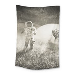 Astronaut Space Travel Space Small Tapestry by Simbadda