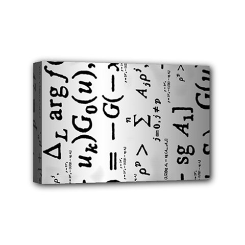 Science Formulas Mini Canvas 6  X 4  by Simbadda