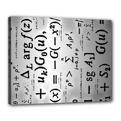 Science Formulas Canvas 20  X 16  by Simbadda