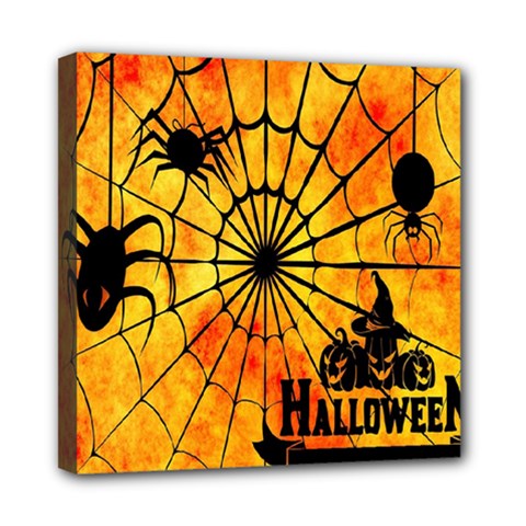 Halloween Weird  Surreal Atmosphere Mini Canvas 8  X 8  by Simbadda