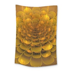 Yellow Flower Small Tapestry by Simbadda