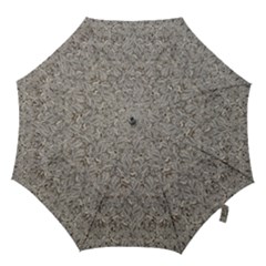 Silver Tropical Print Hook Handle Umbrellas (medium) by dflcprints