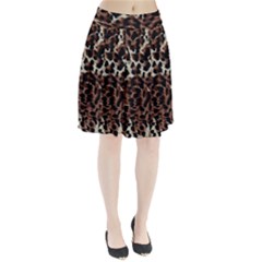 Background Fabric Animal Motifs Pleated Skirt by Simbadda