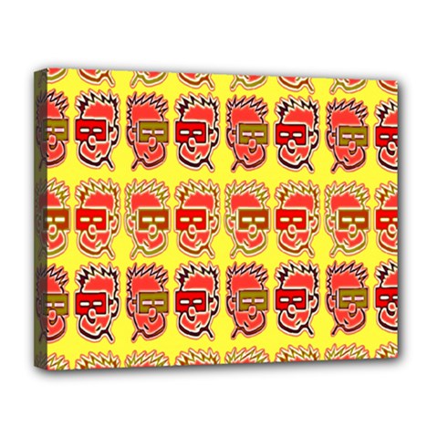 Funny Faces Canvas 14  X 11  by Amaryn4rt