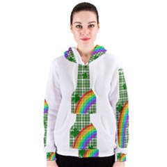 St  Patricks Day - Bottle Women s Zipper Hoodie by Valentinaart