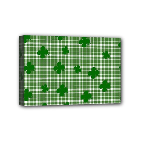 St  Patrick s Day Pattern Mini Canvas 6  X 4  by Valentinaart