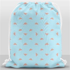 Spaceship Cartoon Pattern Drawing Drawstring Bag (large) by dflcprints