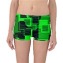 Green Cyber Glow Pattern Reversible Bikini Bottoms View1