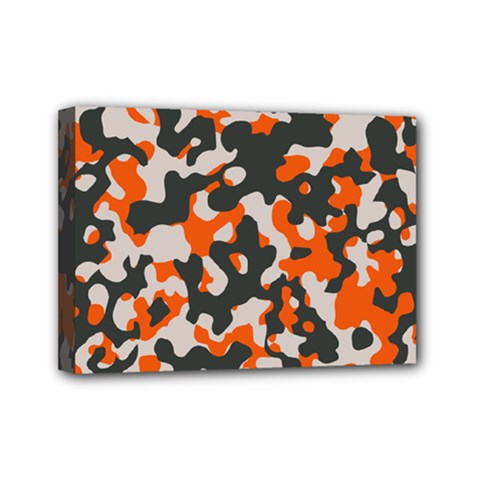 Camouflage Texture Patterns Mini Canvas 7  X 5  by Simbadda