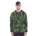 Camouflage Green Army Texture Hooded Wind Breaker (Men) View1