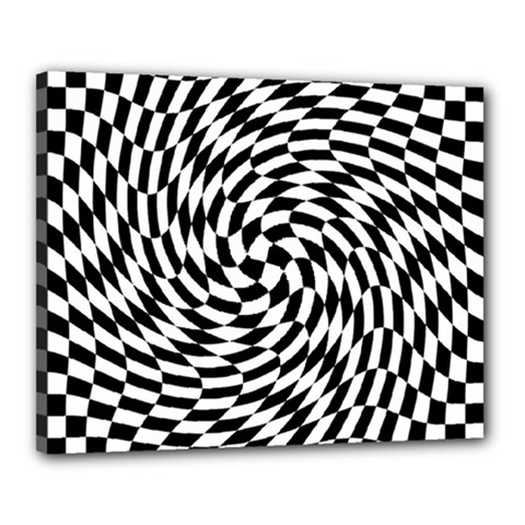 Whirl Canvas 20  X 16  by Simbadda