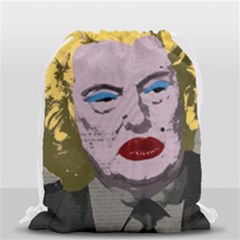 Happy Birthday Mr  President  Drawstring Bag (small) by Valentinaart
