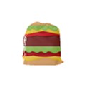 Vector Burger Time Background Drawstring Pouches (Small)  View2