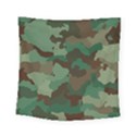 Camouflage Pattern A Completely Seamless Tile Able Background Design Square Tapestry (Small) View1