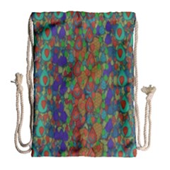 Sea Of Mermaids Drawstring Bag (large) by pepitasart