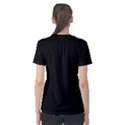 Black & Turquoise Wife Mom Boss Women s Cotton Tee View2