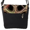 Background With Fractal Crazy Wheel Flap Messenger Bag (S) View1