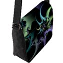 Fractal Image With Sharp Wheels Flap Messenger Bag (L)  View2
