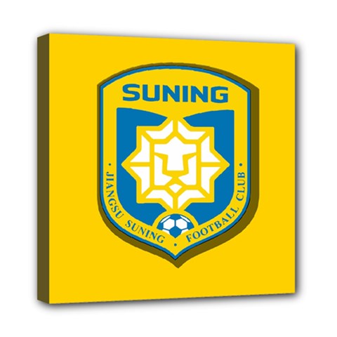Jiangsu Suning F C  Mini Canvas 8  X 8  by Valentinaart