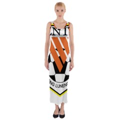 Shandong Luneng Taishan F C  Fitted Maxi Dress by Valentinaart