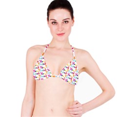 Wallpaper With The Words Thank You In Colorful Letters Bikini Top by Simbadda