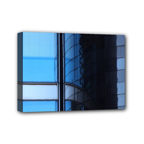 Modern Office Window Architecture Detail Mini Canvas 7  X 5  by Simbadda