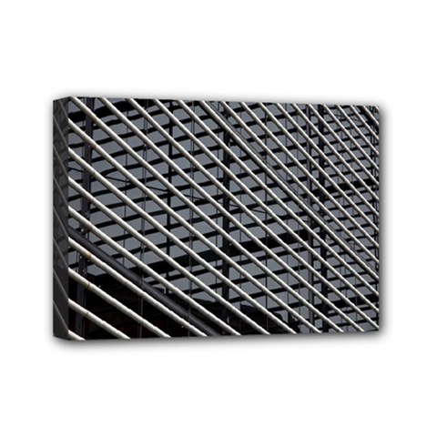 Abstract Architecture Pattern Mini Canvas 7  X 5  by Simbadda